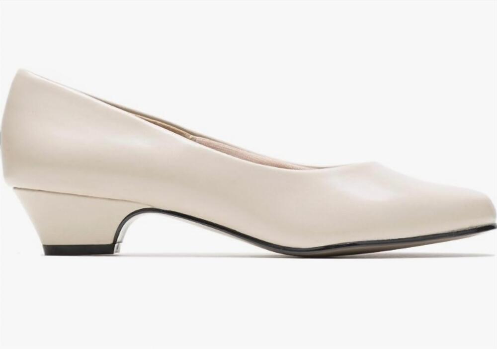 NEW HUSH PUPPIES women's angel 2 pump heels in bone